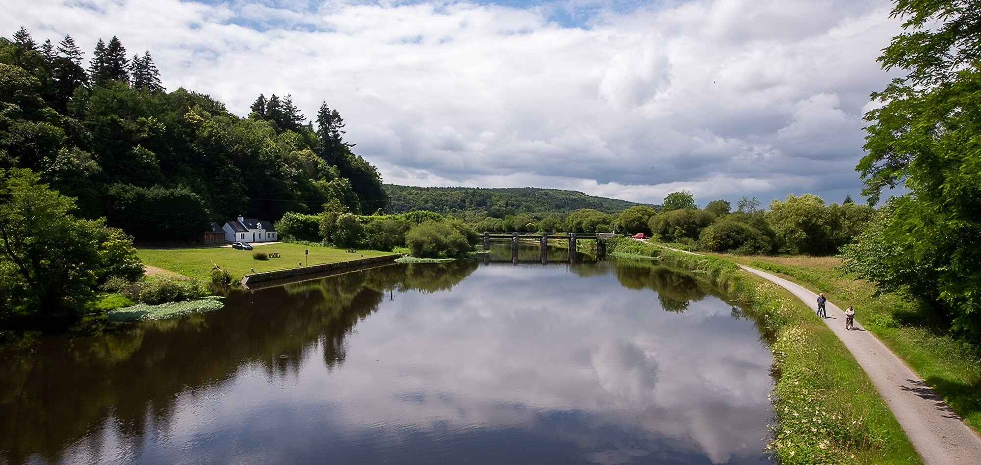 Le Blavet et son écluse