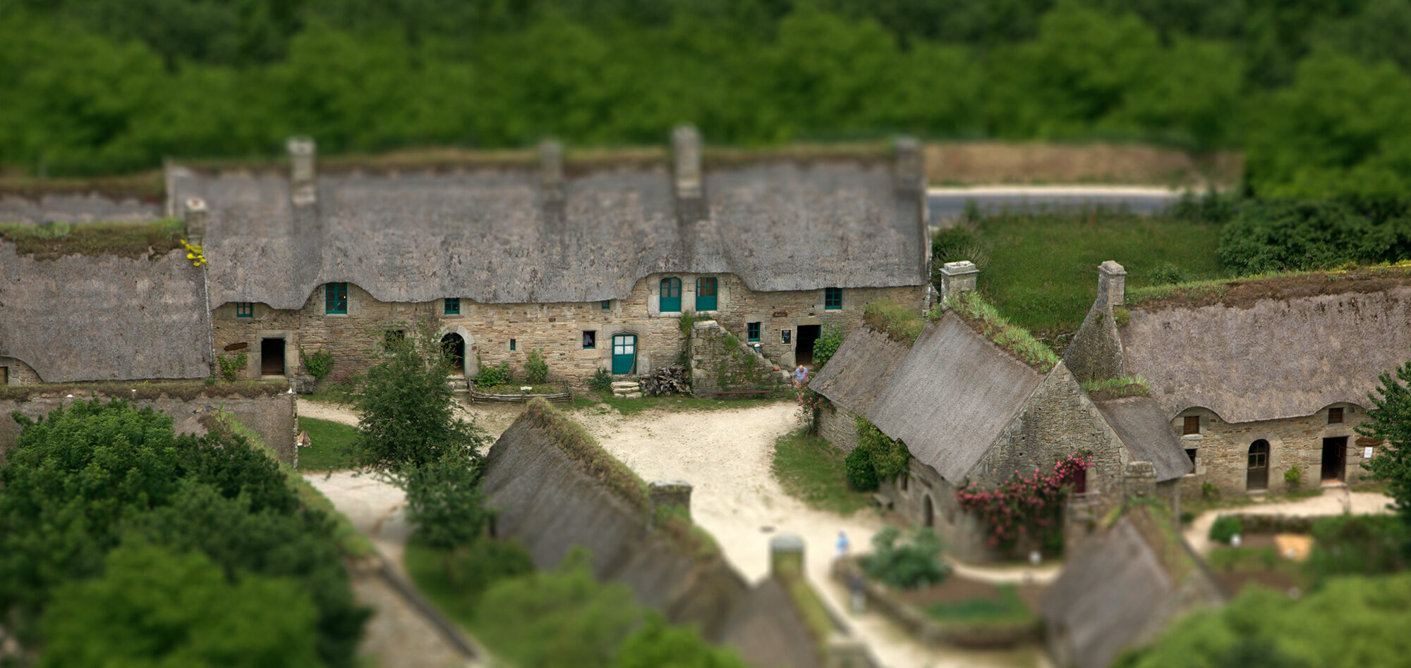 Village de Poul-Fetan - vue aérienne