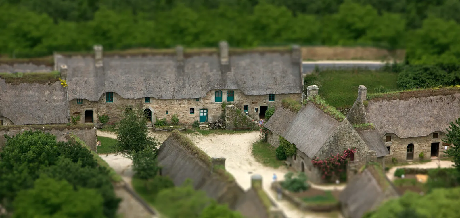 Village de Poul-Fetan - vue aérienne